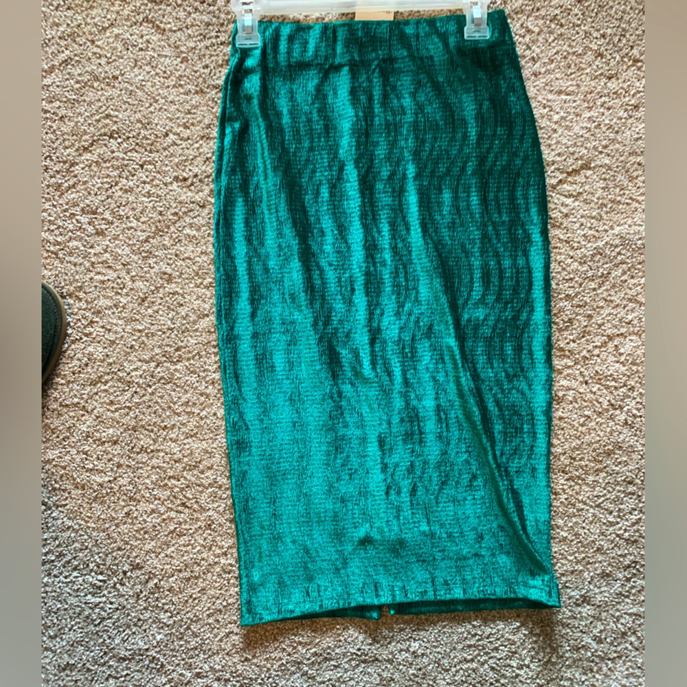 Urban outfitters crush velvet pencil skirt